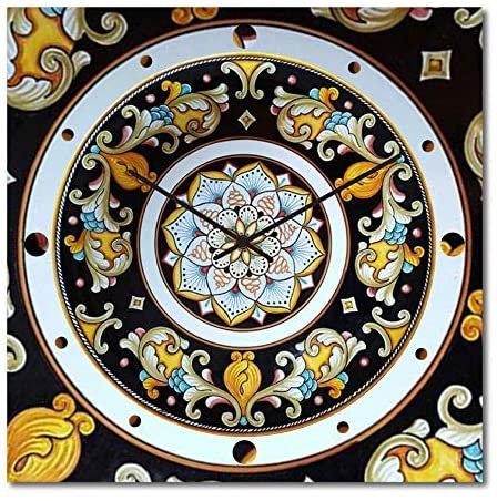 Orologio da Parete 30 x 30 cm.  Stile siciliano. Art Design made in Sicily. - G Factory Design di Gaipa Dario - P.Iva 03547280838