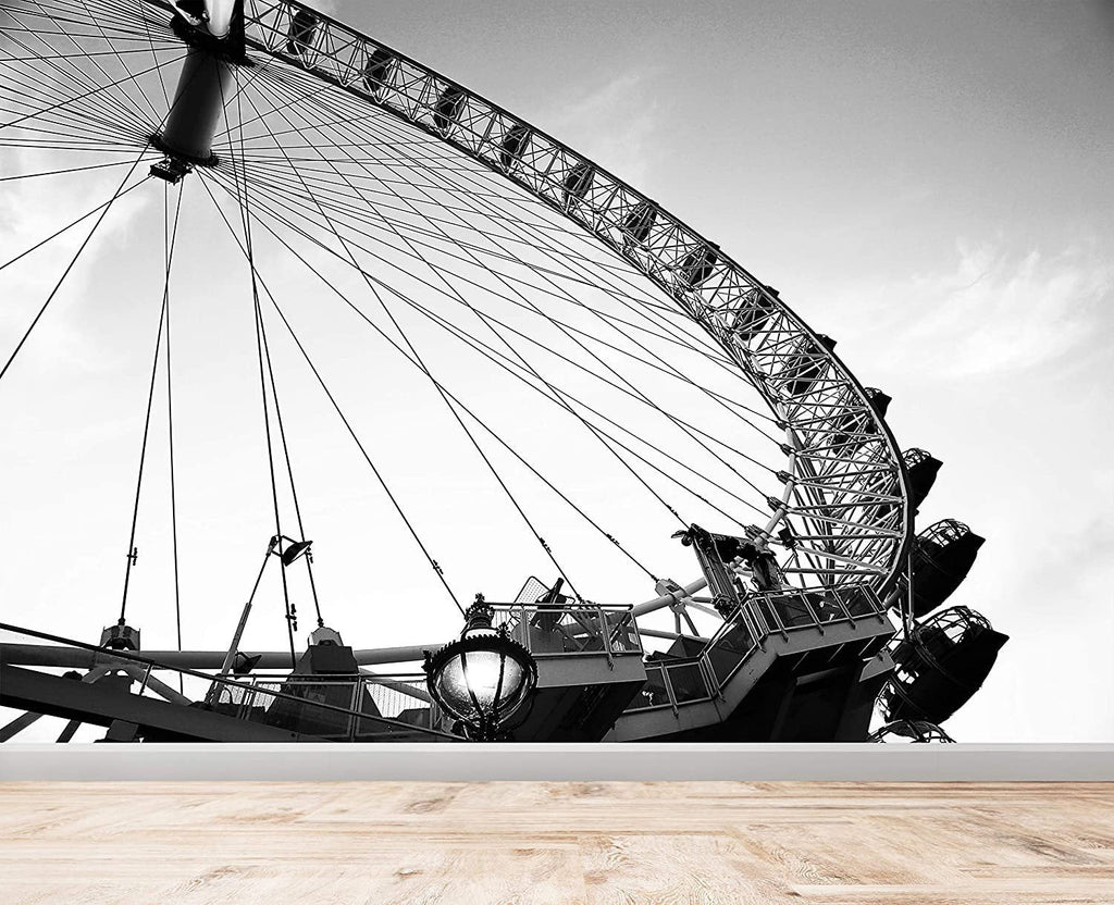 Carta da parati fotografica, ruota panoramica, UK ferris wheel. - G Factory Design di Gaipa Dario - P.Iva 03547280838