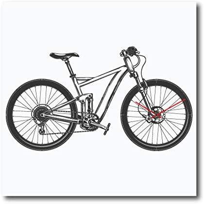 Orologio da Parete Moderno, 50 x 50 cm, Bicicletta design, bike. - G Factory Design di Gaipa Dario - P.Iva 03547280838