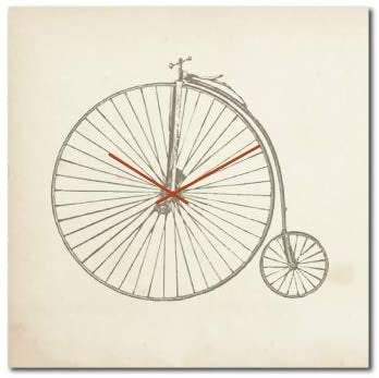 Orologio da Parete, Vintage biciclo, 30 x 30 cm. Vintage design. - G Factory Design di Gaipa Dario - P.Iva 03547280838