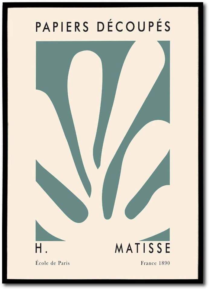 Quadro su tela, Matisse. Parigi vintage design. Opere d' autore. - G Factory Design di Gaipa Dario - P.Iva 03547280838