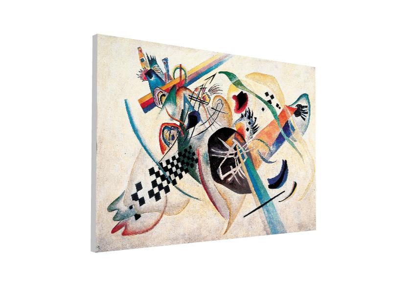 Quadro su tela, 80 x 60 cm. Kandinsky "composizione VIII". Design d' autore. Stile geometrico astratto. - G Factory Design di Gaipa Dario - P.Iva 03547280838