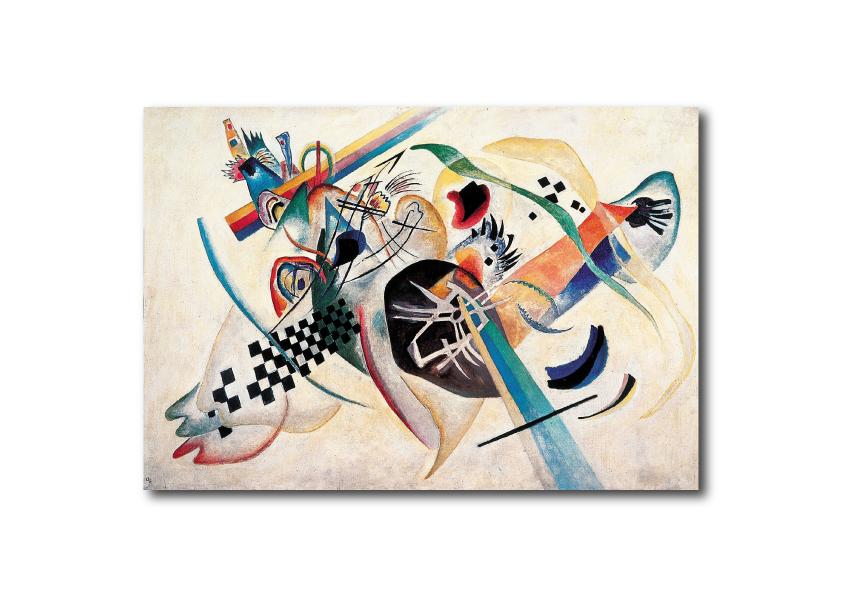 Quadro su tela, 80 x 60 cm. Kandinsky "composizione VIII". Design d' autore. Stile geometrico astratto. - G Factory Design di Gaipa Dario - P.Iva 03547280838